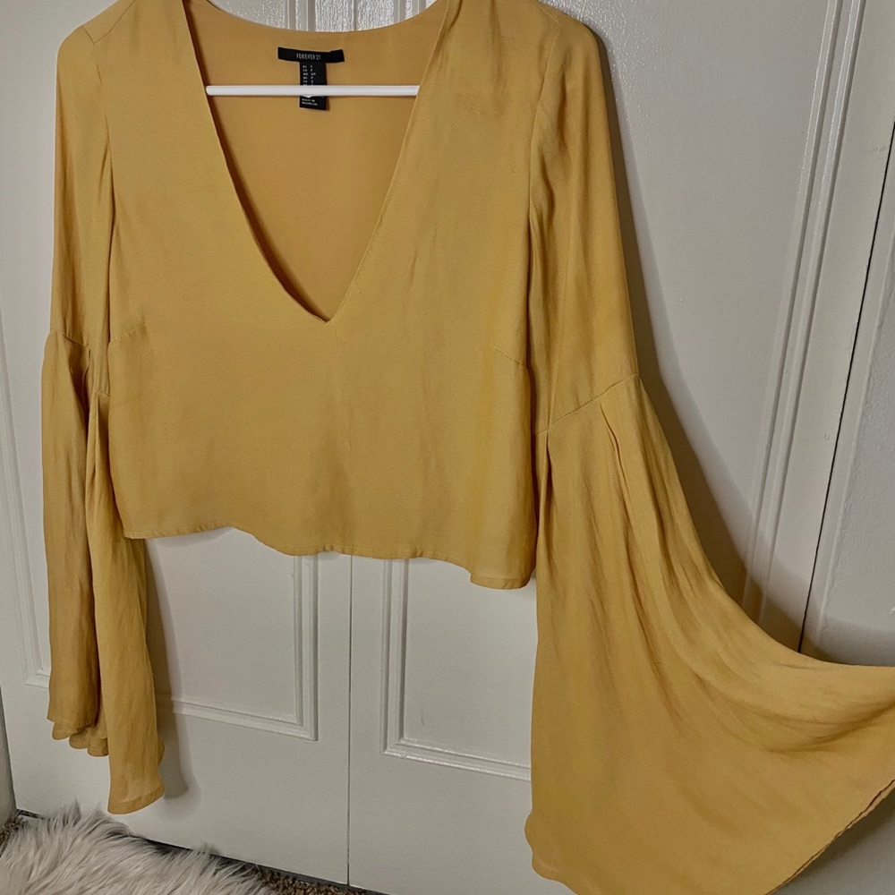 Mustard long sleeve shirt